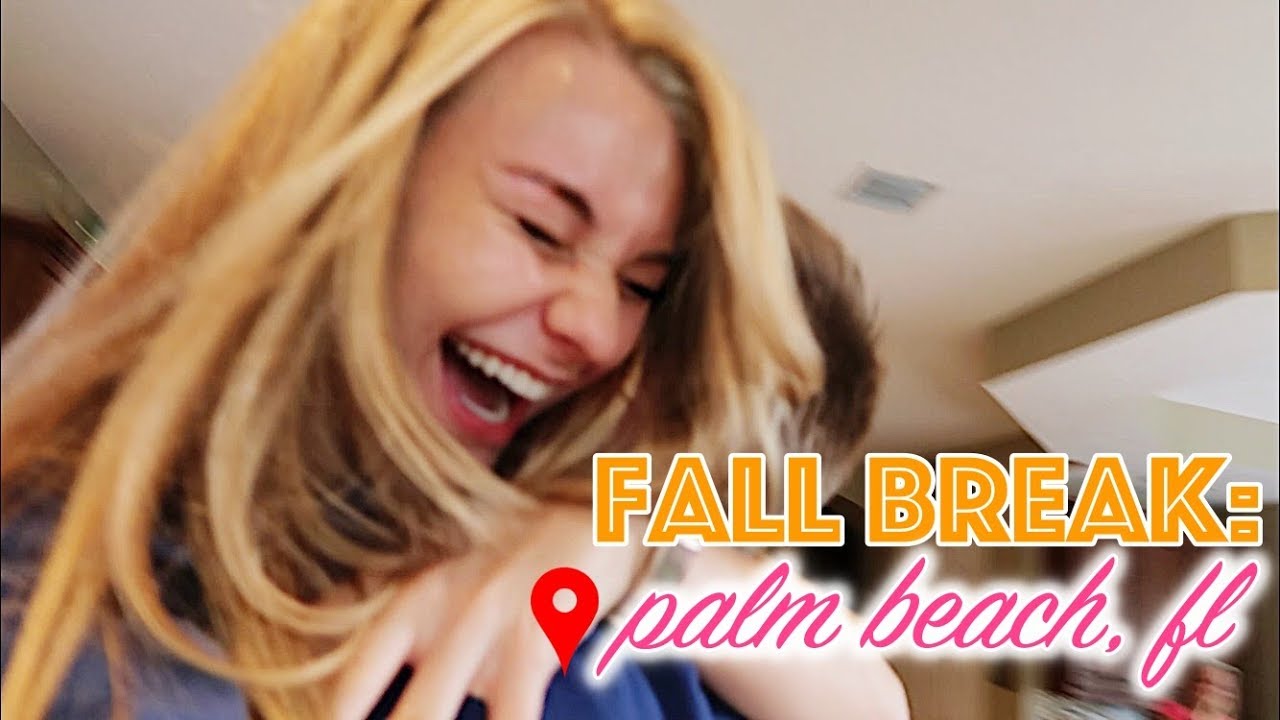 week in my life: palm beach, fl | coming home for fall break | university of alabama