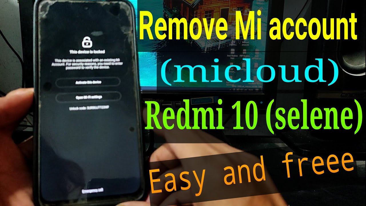 Remove Mi account (Micloud) Redmi 10 Via Sp Flashtool