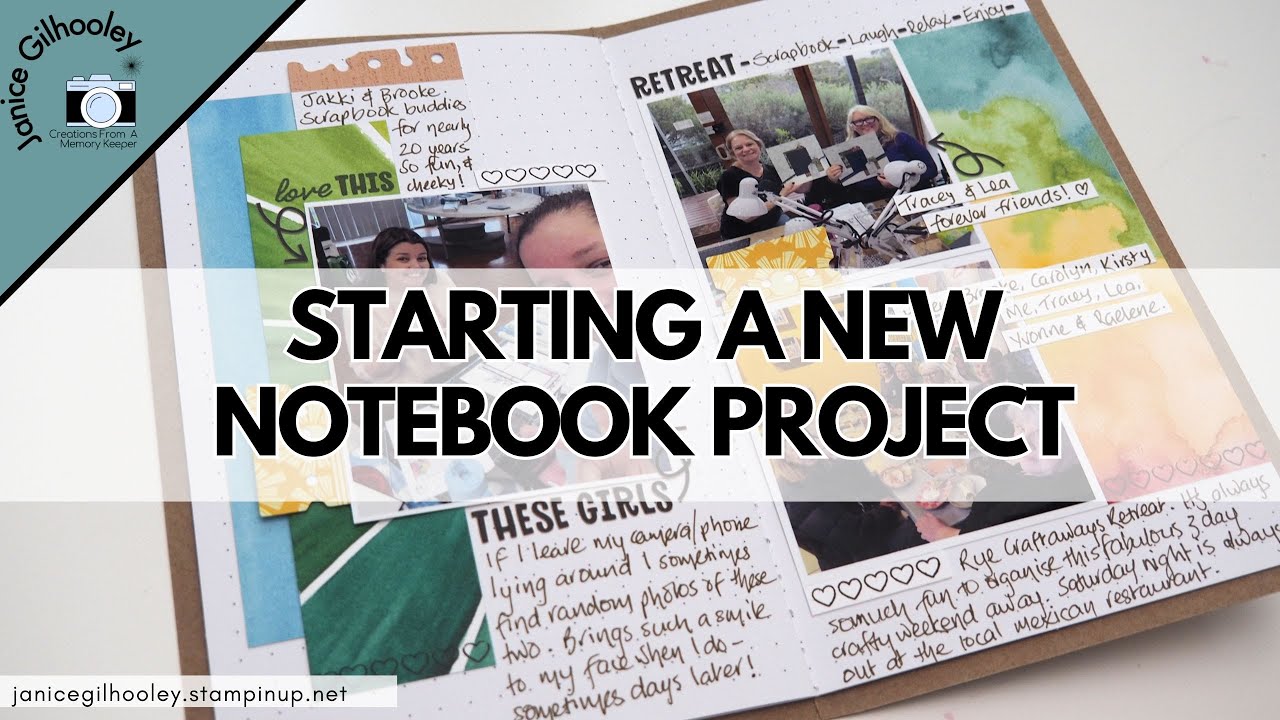 Starting A Notebook Scrapbook Project