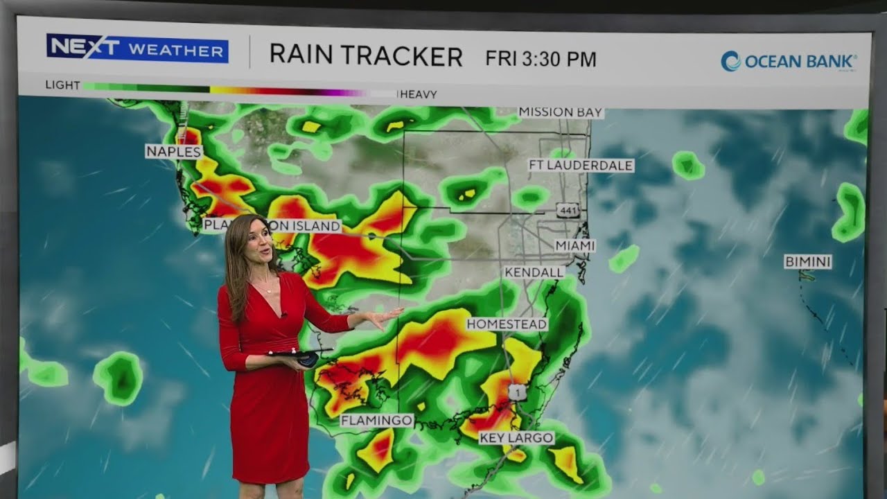 South Florida to see soggy weekend as chances for showers, storms continue to increase