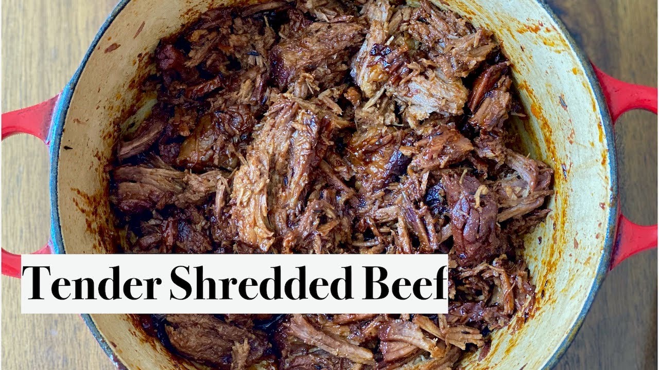 No Slow Cooker Shredded Beef | Tender and Juicy