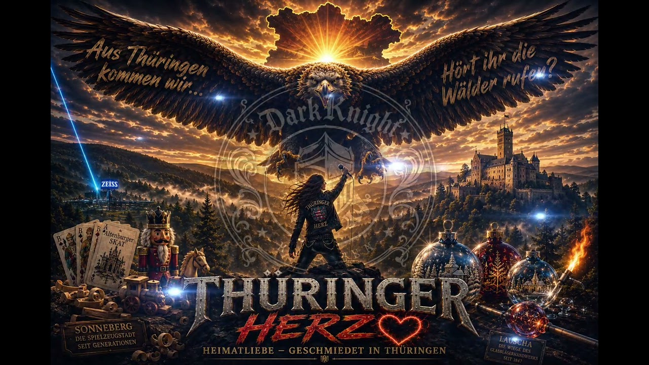 🦅 TH&Uuml;RINGER HERZ &ndash; Heimatliebe, geschmiedet in Th&uuml;ringen 🏞️