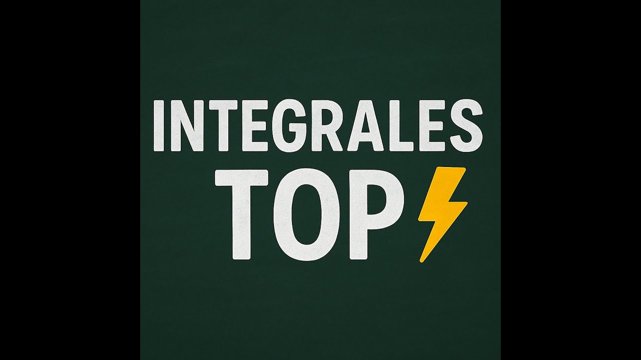 Integrales TOP 🧠 Dos desafíos que pondrán a prueba tu técnica