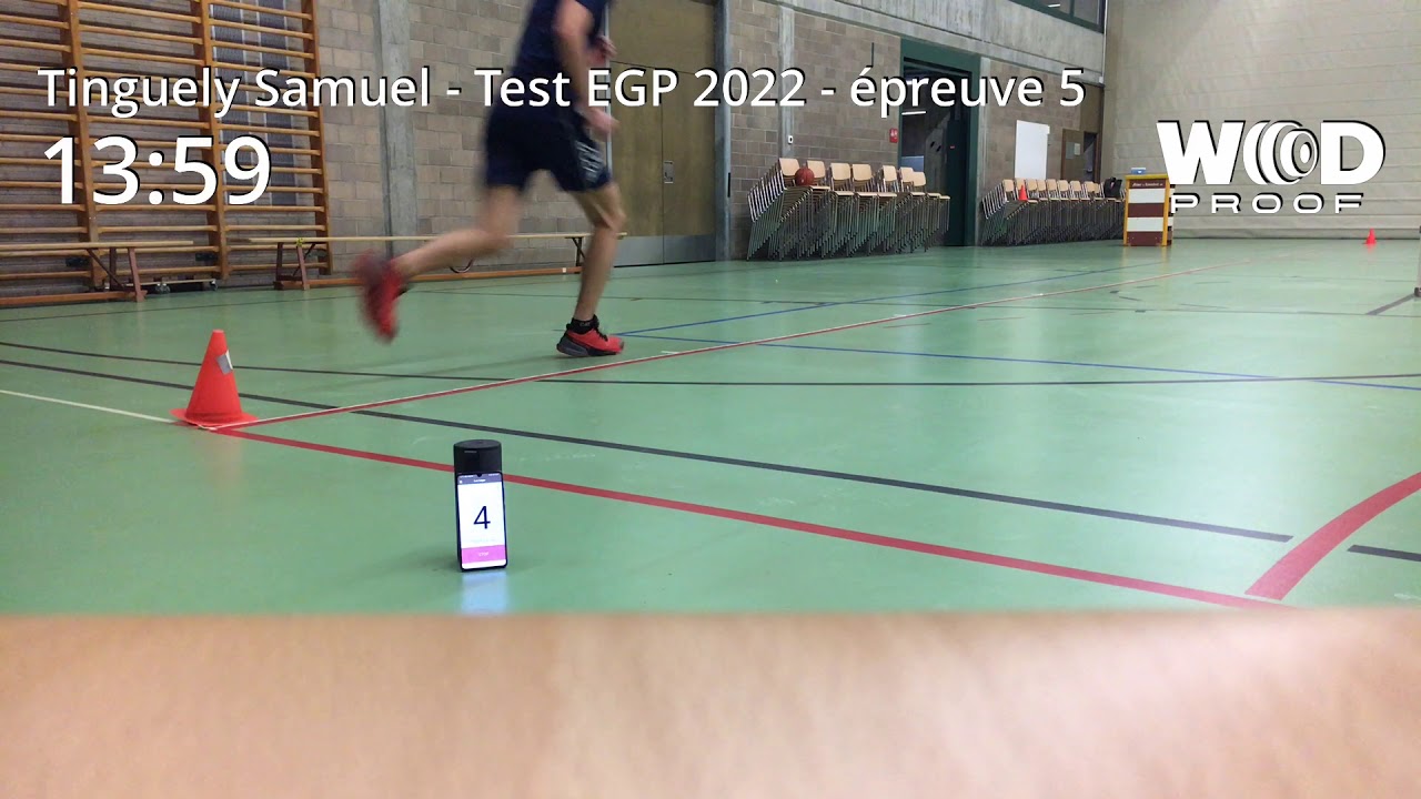 Test EGP 2022 - épreuve 5 test Luc Léger