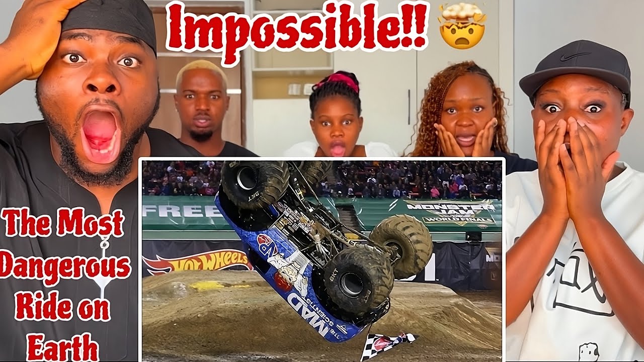 Monster Jam “INSANE AIR Compilation” | FAMILY REACTS |