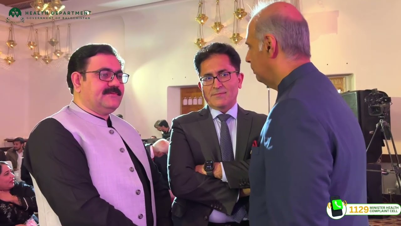 Health Minister Balochistan Bakht Muhammad Kakar Attends the 54th Cardiocon as Chief Guest