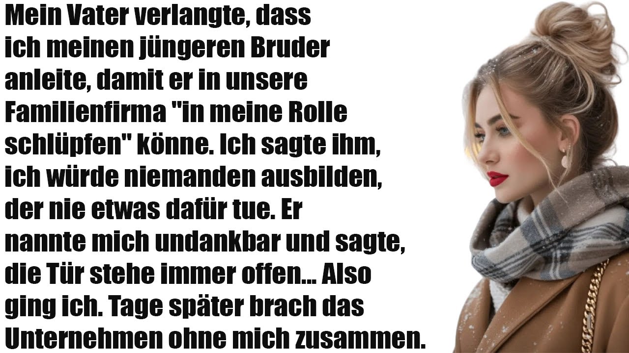 „Mein Vater will, dass ich meinen Bruder trainiere – damit er meine Rolle übernimmt“