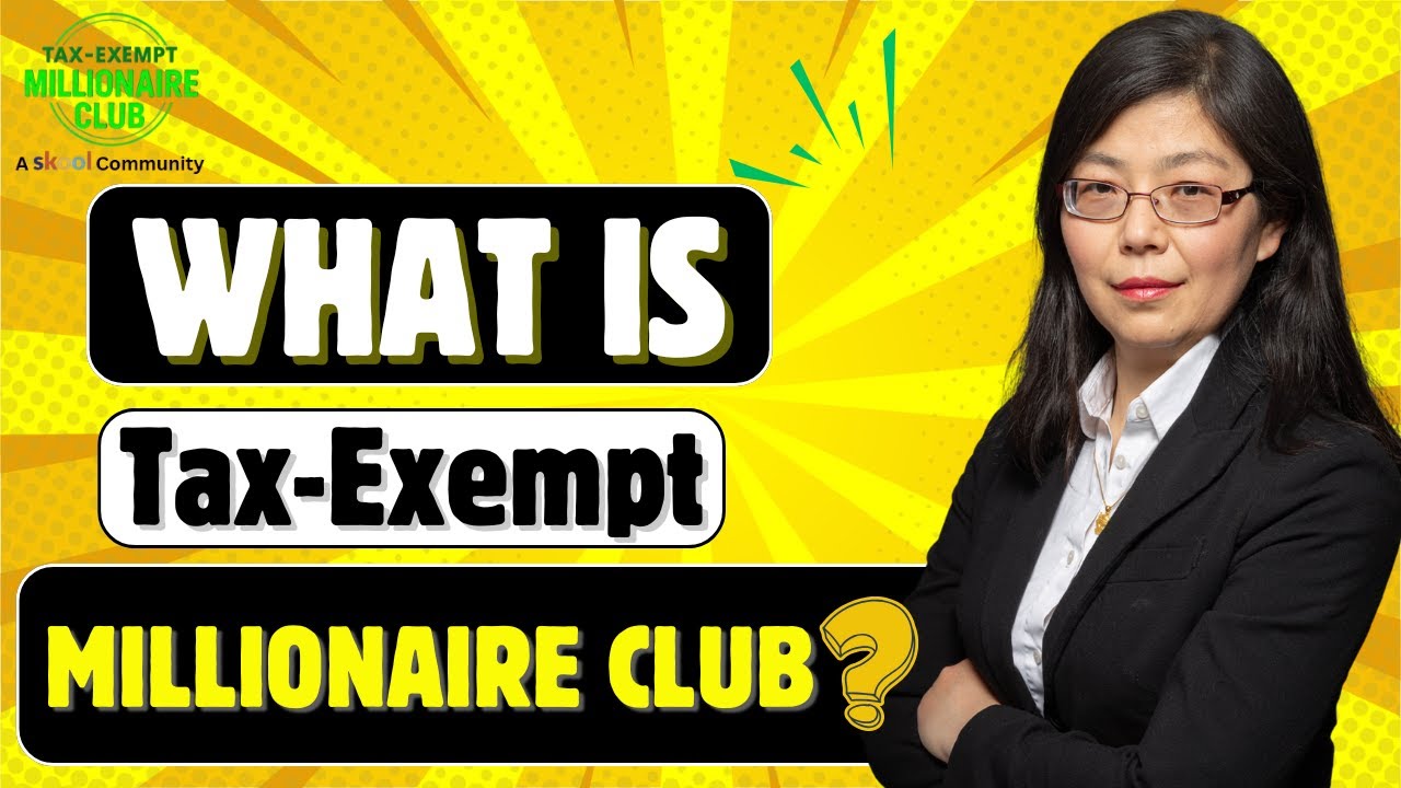 Welcome to the Tax-Exempt Millionaire Club (TMC) community on Skool!