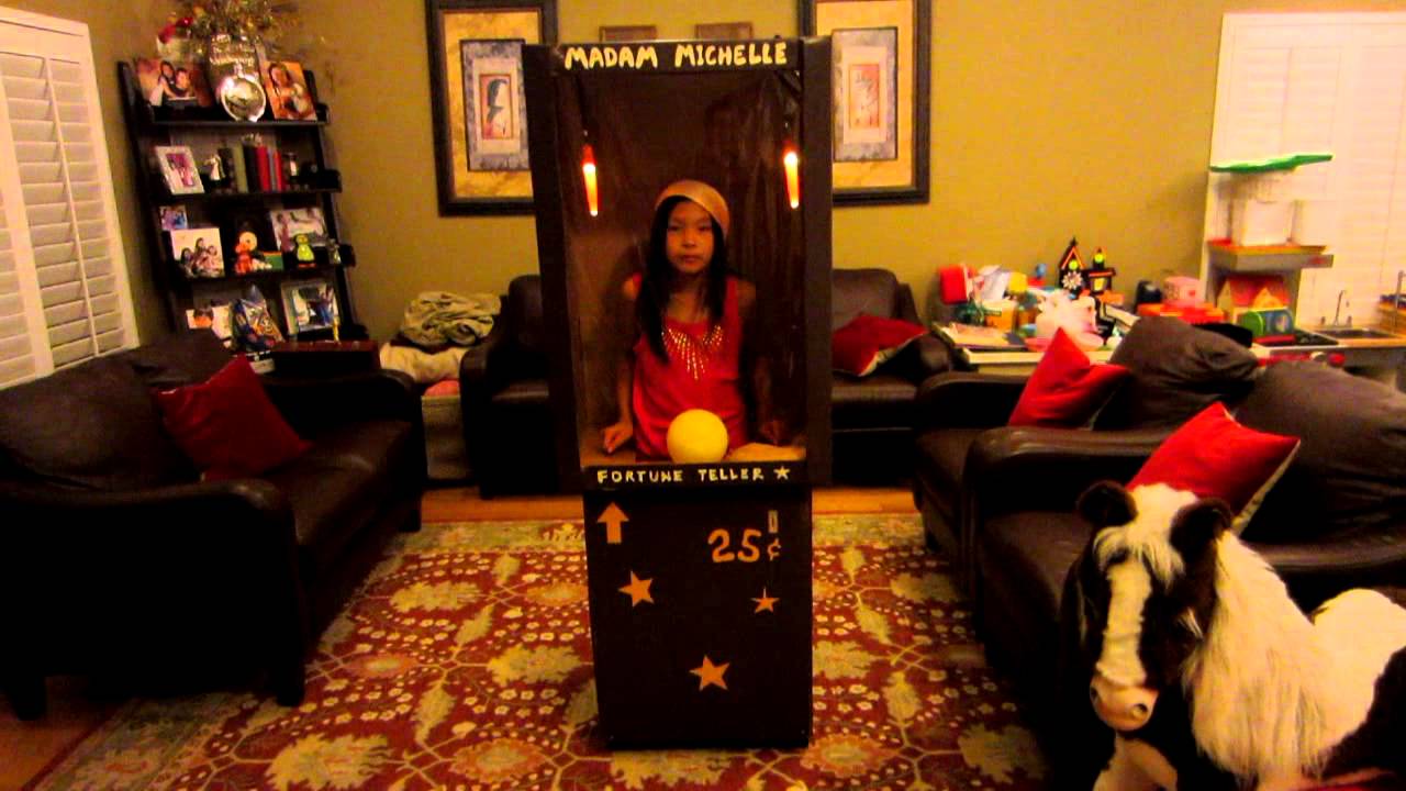 Cool Homemade Fortune Teller Machine Halloween Costume