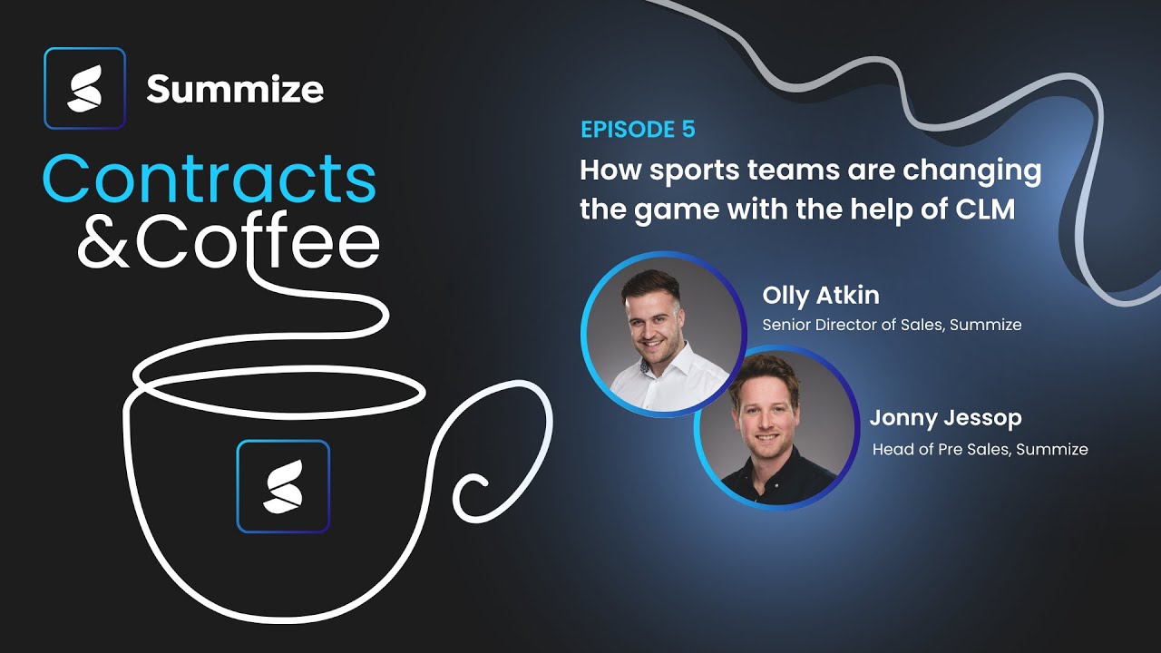 Contracts & Coffee: Episode 5: How sports teams are changing the game with the help of CLM