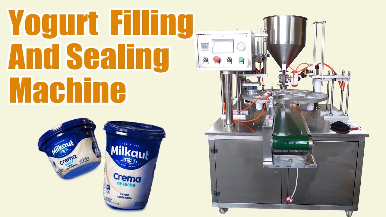 Yogurt Filling and Sealing Machine Factory Test | High-Speed Cup Filling Line Trial Run