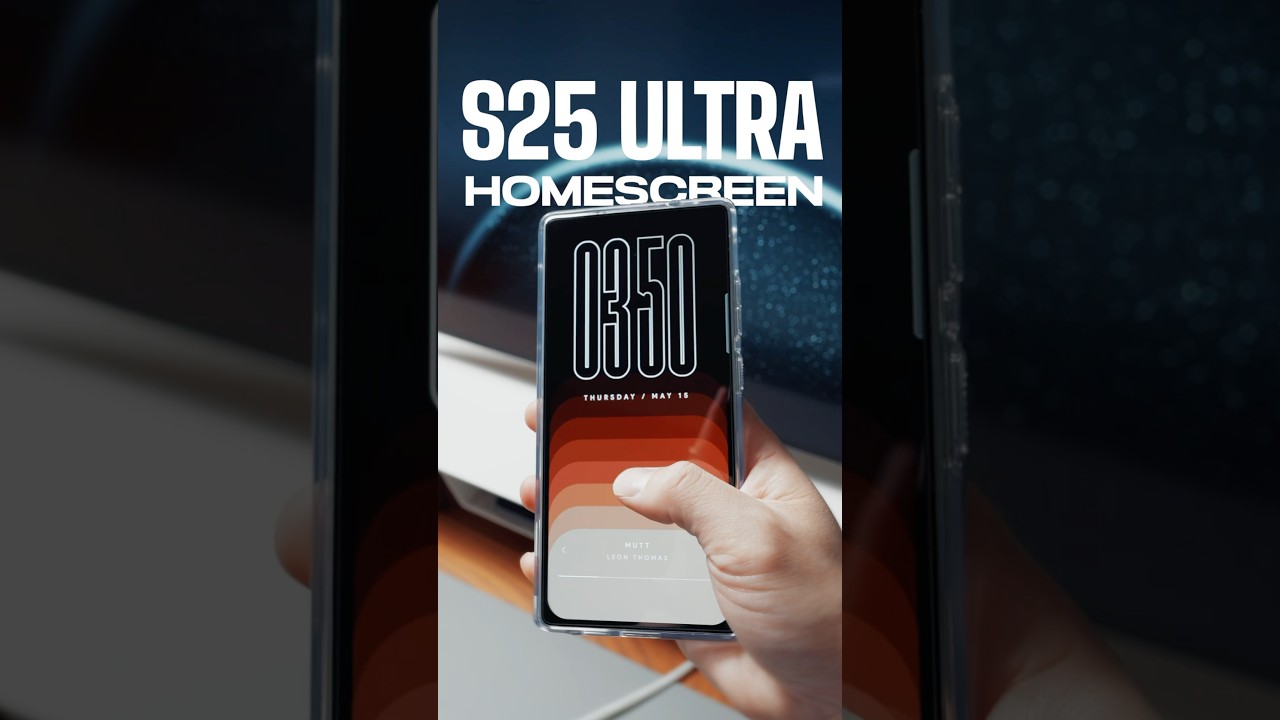 My Aesthetic Galaxy S25 Ultra Home Screen