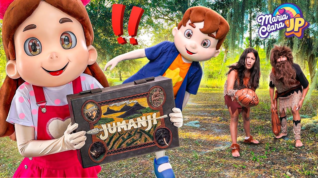 Bonecos Maria Clara e JP jogam Jumanji e embarcaram em uma grande aventura!