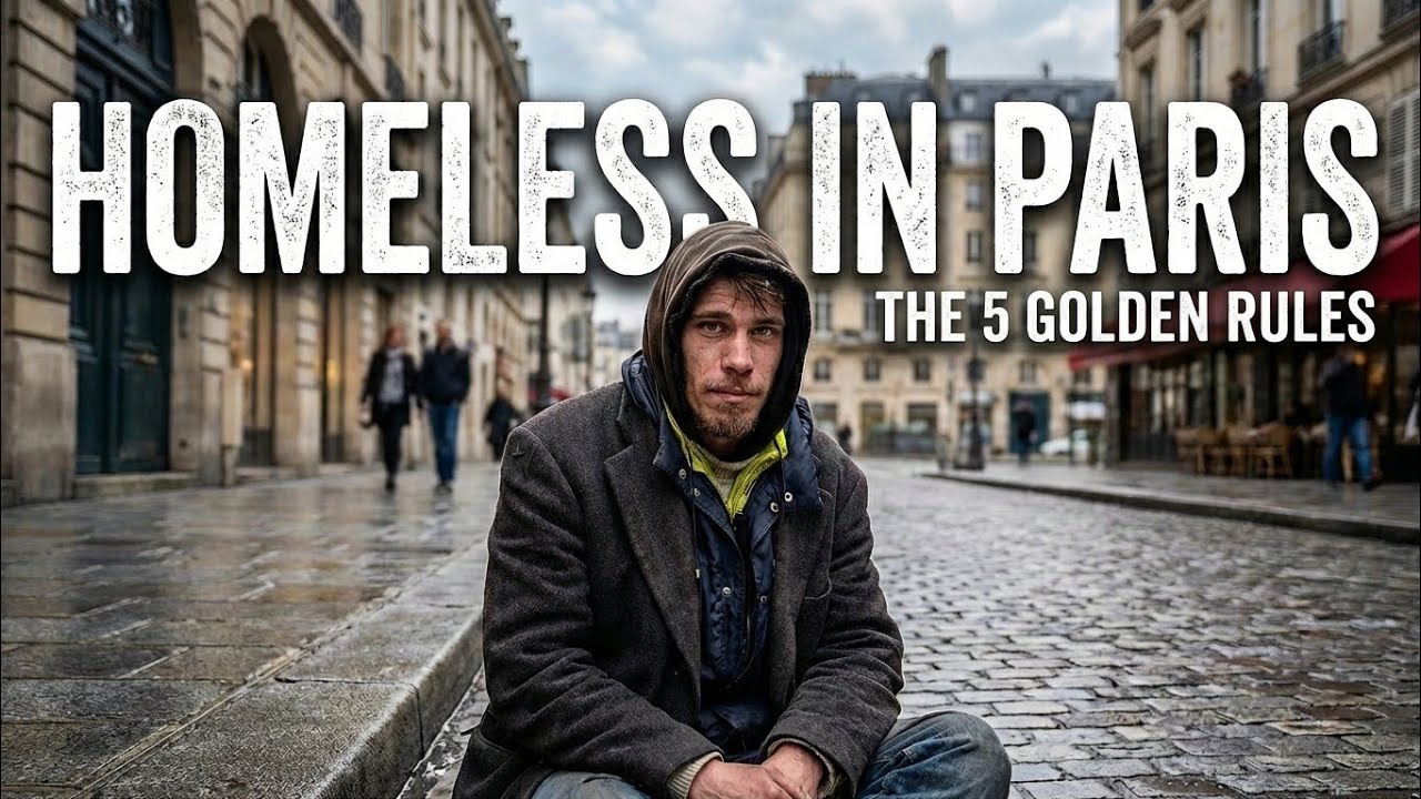 How I Survive As A Young Homeless Man in Paris 