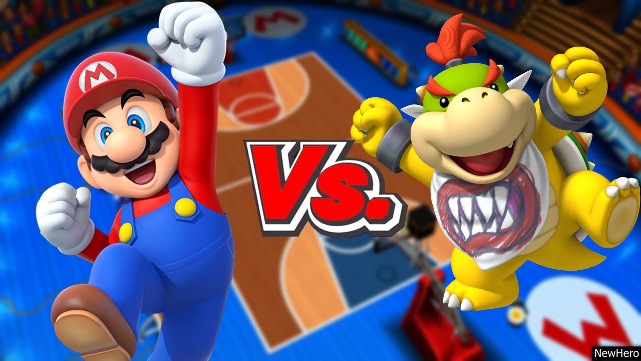 Mario Sports Mix - Team Mario Vs. Team Bowser Jr. (Basketball)