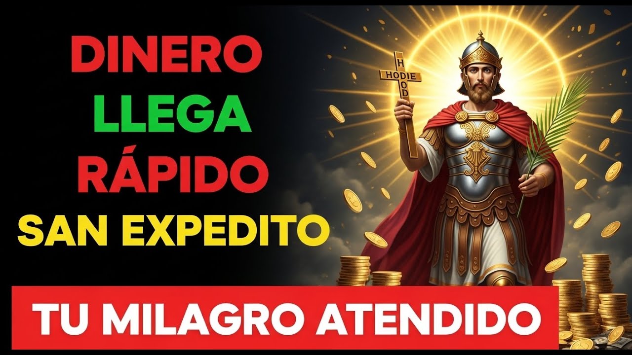 ⚠️🔥 ORACIÓN PELIGROSA! EL DINERO CAE INMEDIATAMENTE CON SAN EXPEDITO! 💰🙏