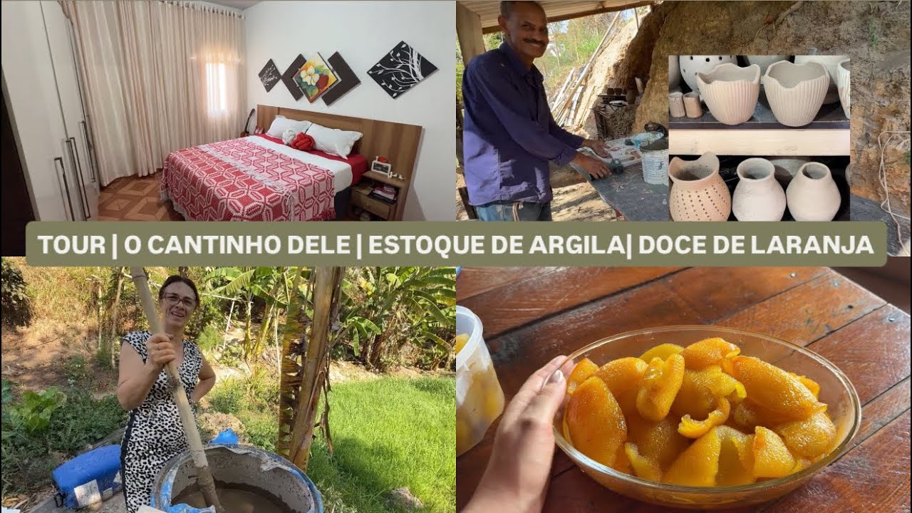 Mini tour pela casa dela|ele fez um cantinho| doce de laranja c/ creme de leite perfeito|LAÍS VELOSO