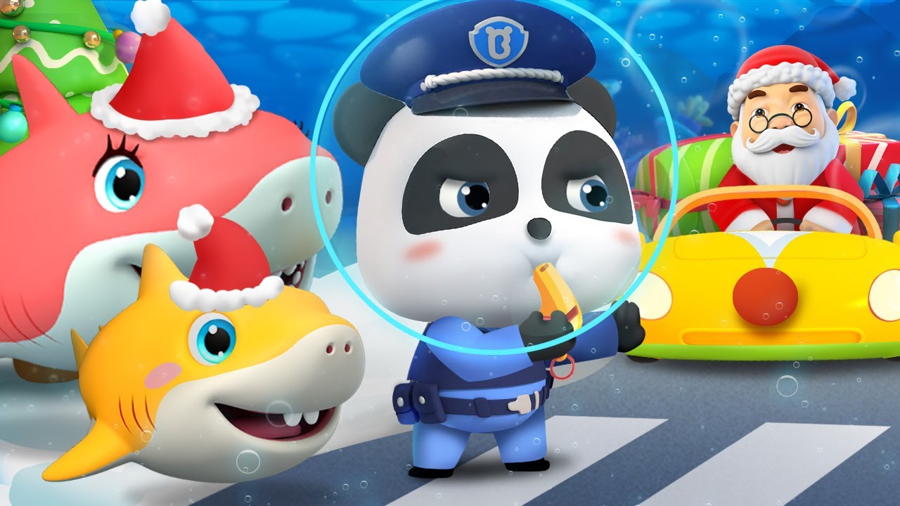 Công an giao thông dưới biển cả | Giang sinh đến rồi | Nhạc thiếu nhi vui nhộn | BabyBus