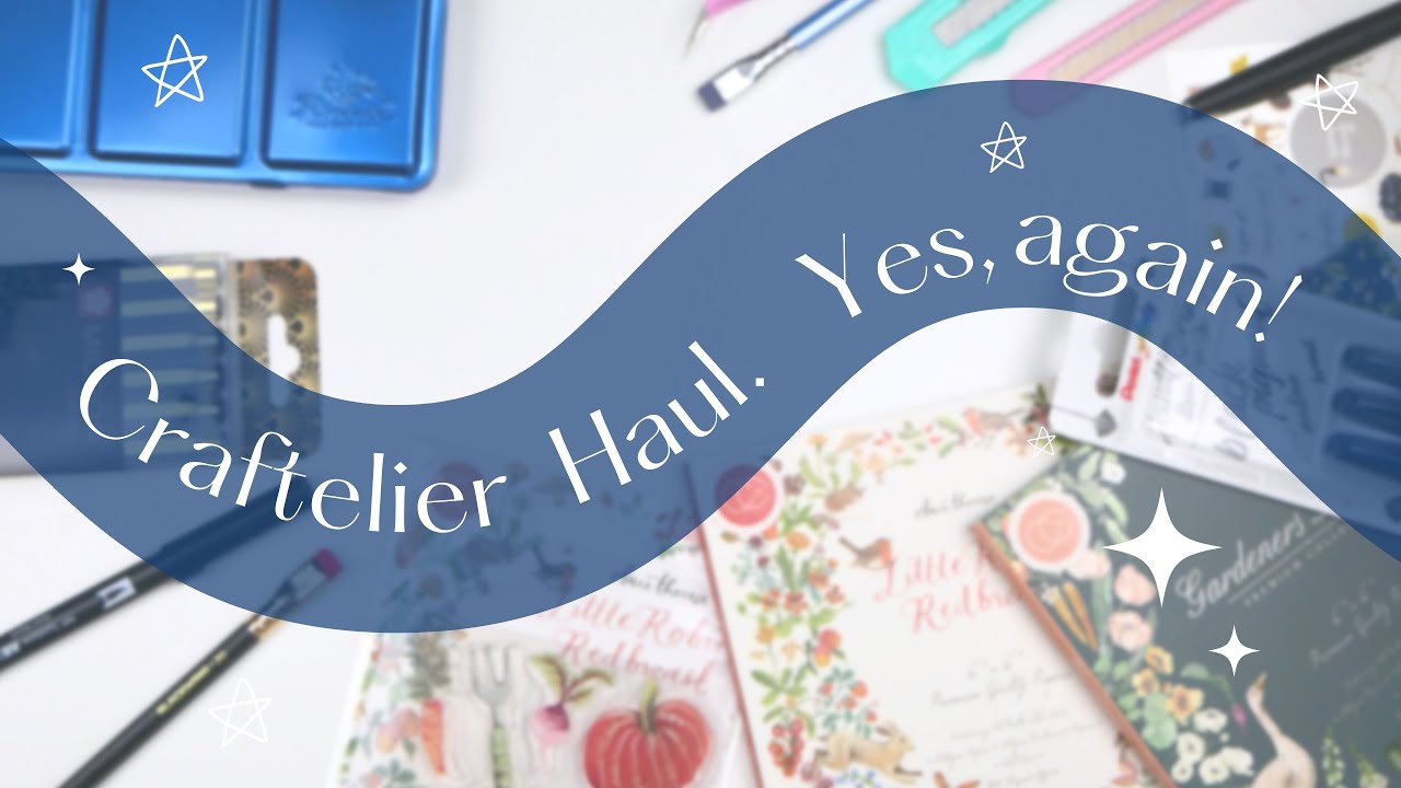 Craftelier Haul: Scrapbook papíry i tužky významných osobností ✏️ | Míša v šálku