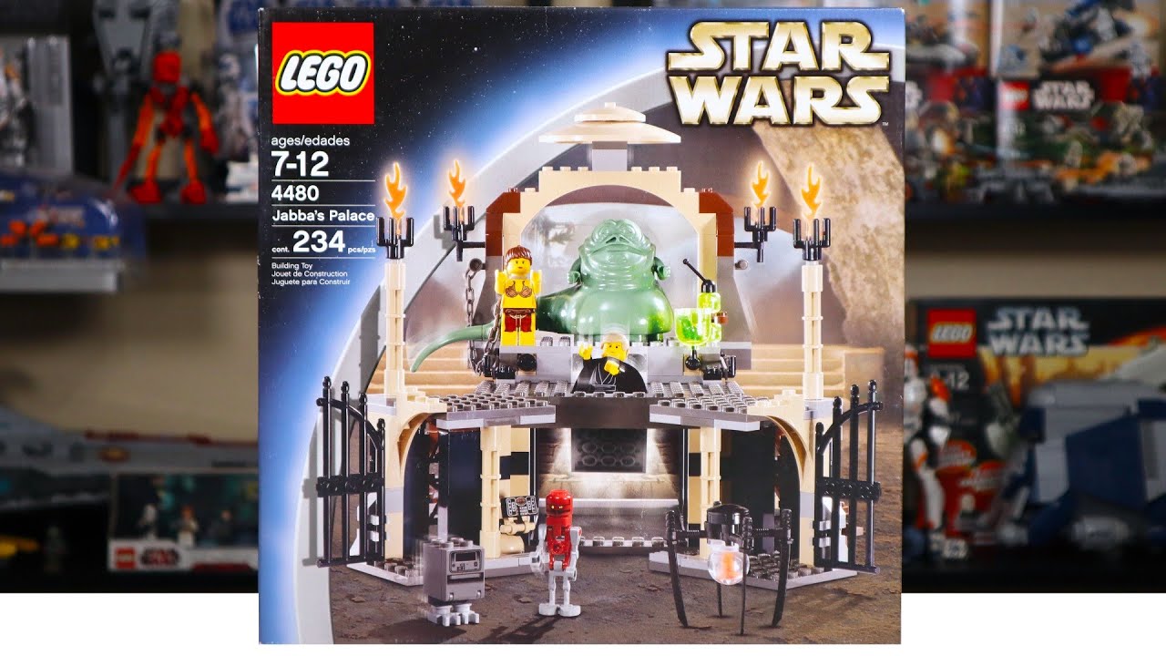 LEGO Star Wars 4480 JABBA'S PALACE Review! (2003)