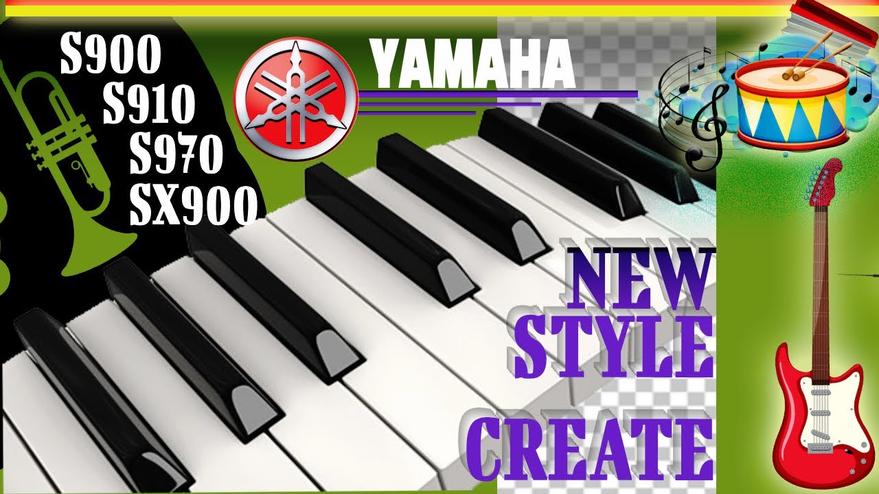 CREATE NEW STYLE PSR S910 / ALL IN ONE