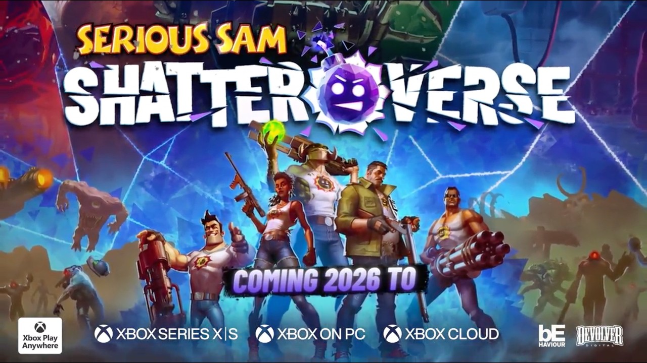 Trailer de revela&ccedil;&atilde;o de Serious Sam: Shatterverse | Lan&ccedil;amento em 2026
