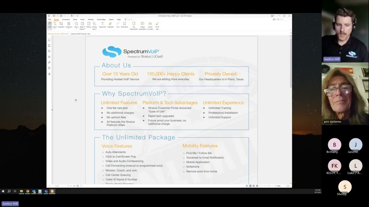 Spectrum VoIP Business Sales Training