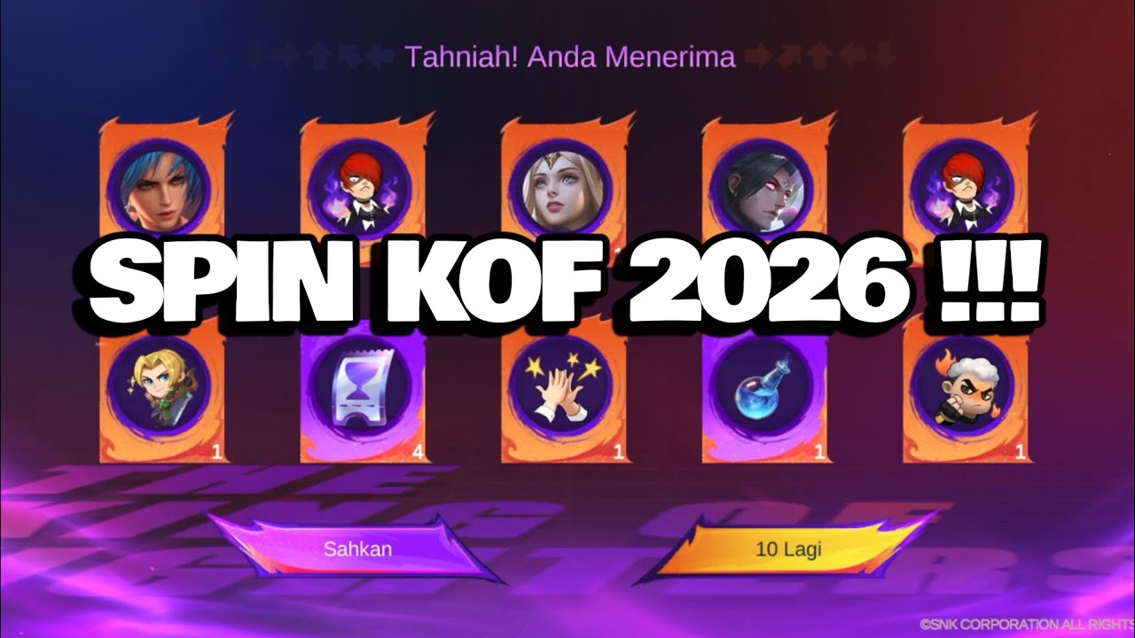 SPIN EVENT KOF 2026 - LUMAYAN HOKI 🫣 | MOBILE LEGENDS 