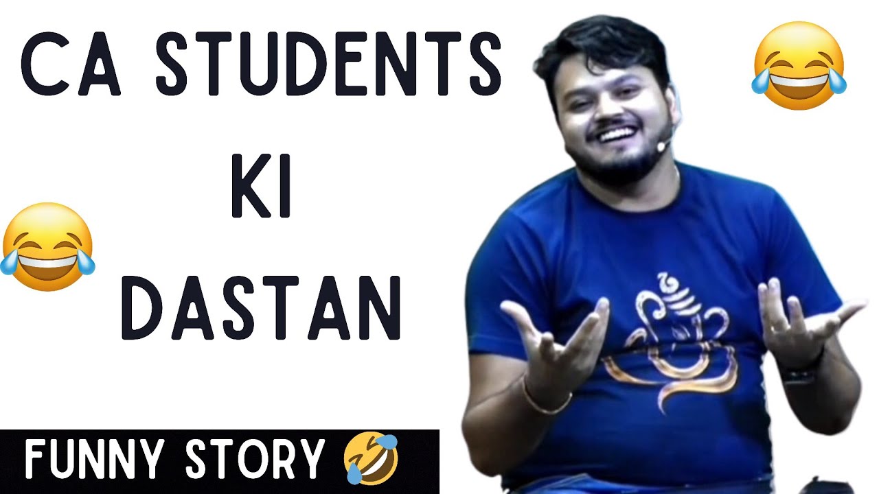 Life of a CA Final Student 😂 Funny Story of CA Student 🤣 CA Vijay Sarda funny story 😂