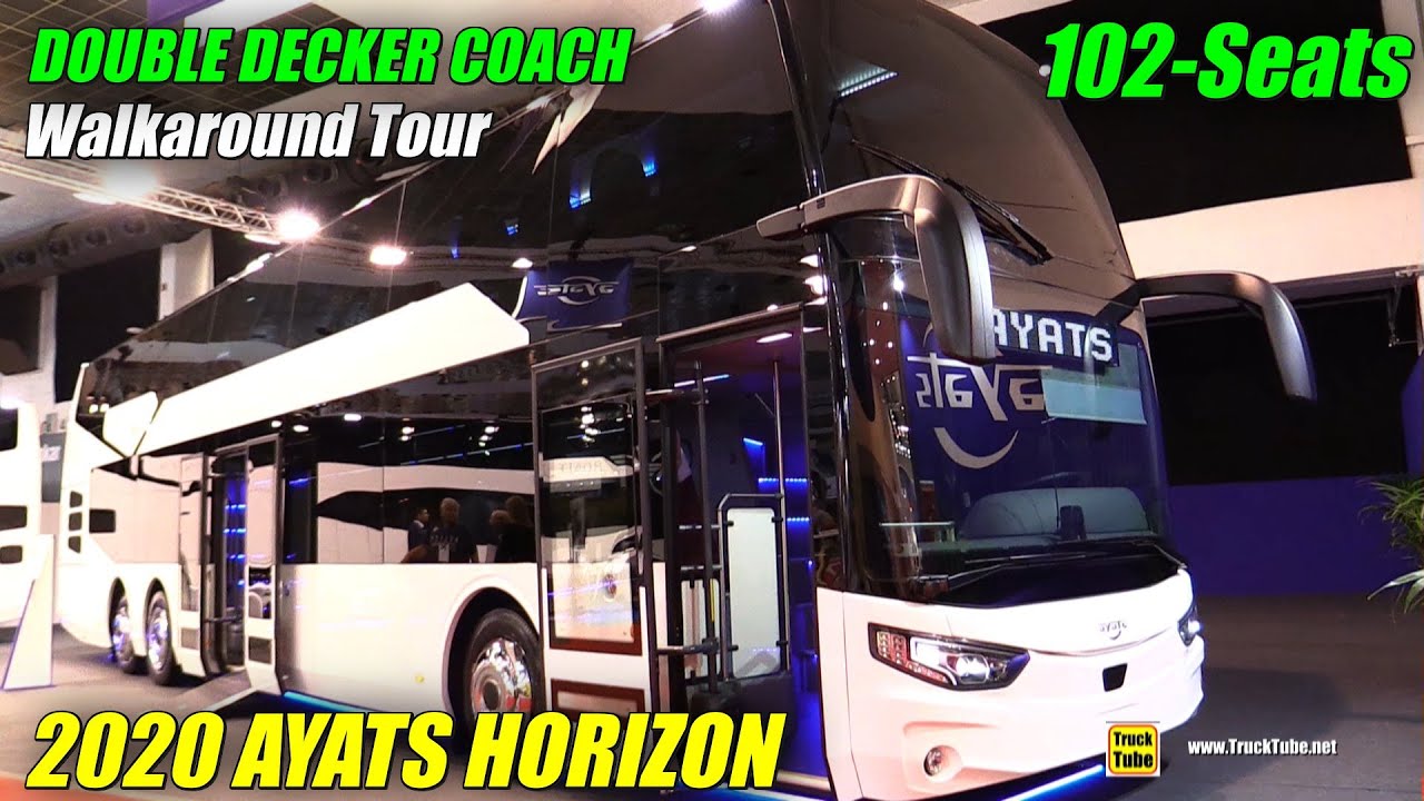 2020 Ayats Horizon Intercity 102-Seat Double Decker Bus - Exterior Interior Walkaround