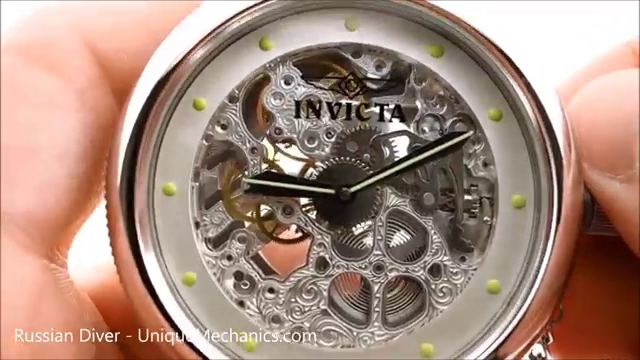 Russian Diver Skeleton Watch