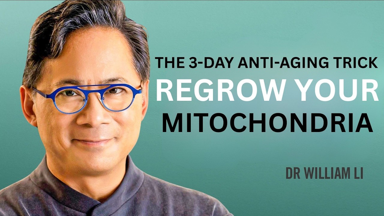 Try It For 3 Days    Most Effective Way To REGROW Mitochondria & REVERSE AGING! I Dr  William Li