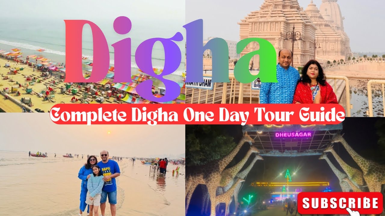 Digha Tour 2026 I Digha Tourist Places I Digha Tour Guide I Jagannath Mandir Digha I Mini Goa Beach