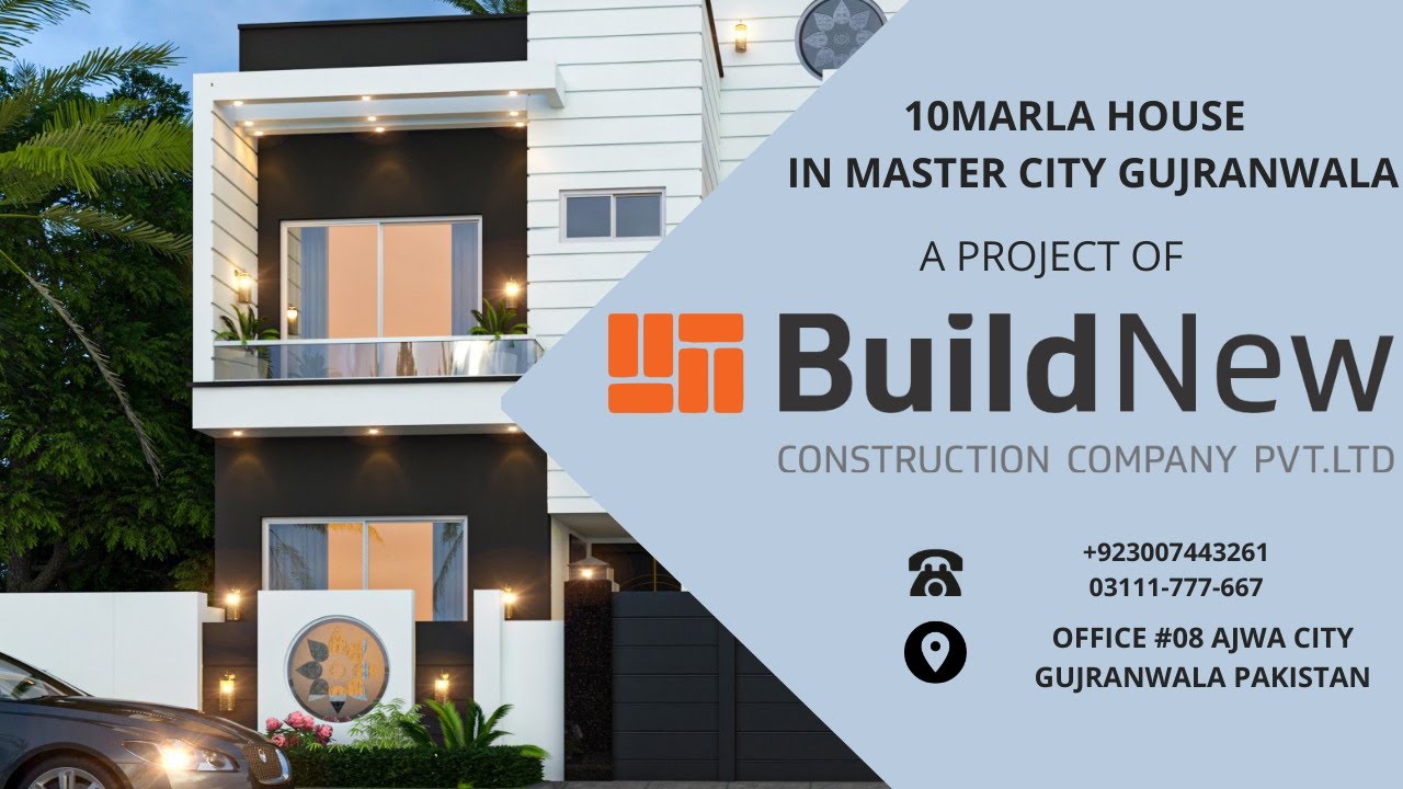BRAND NEW 10MARLA HOUSE IN MASTER CITY GUJRANWALA