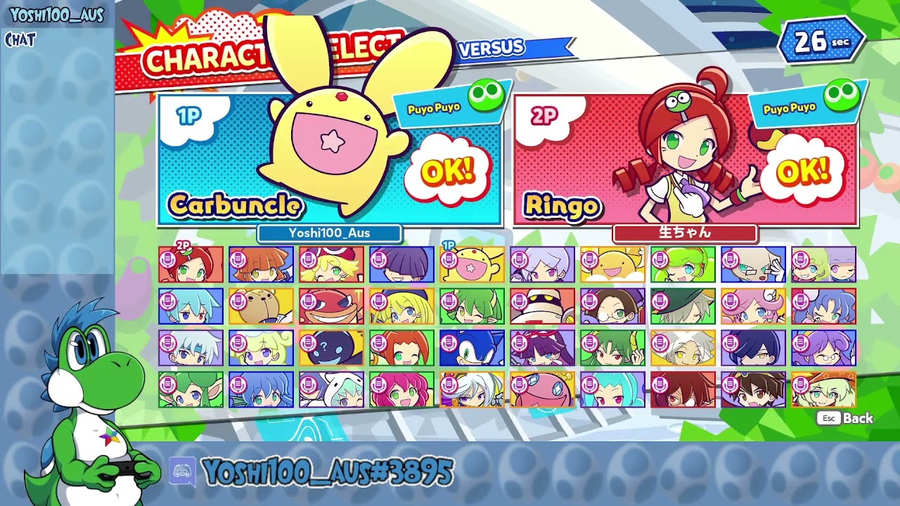 Today's the day. Puyo Puyo Global Ranking Match!!! [Puyo Puyo Tetris 2]