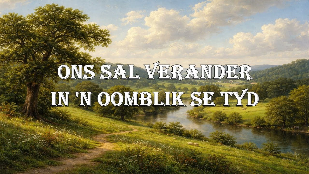 Ons sal verander in 'n oomblik se tyd