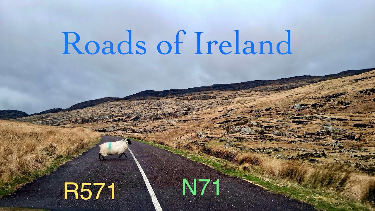 Road of Ireland. R571 and N71