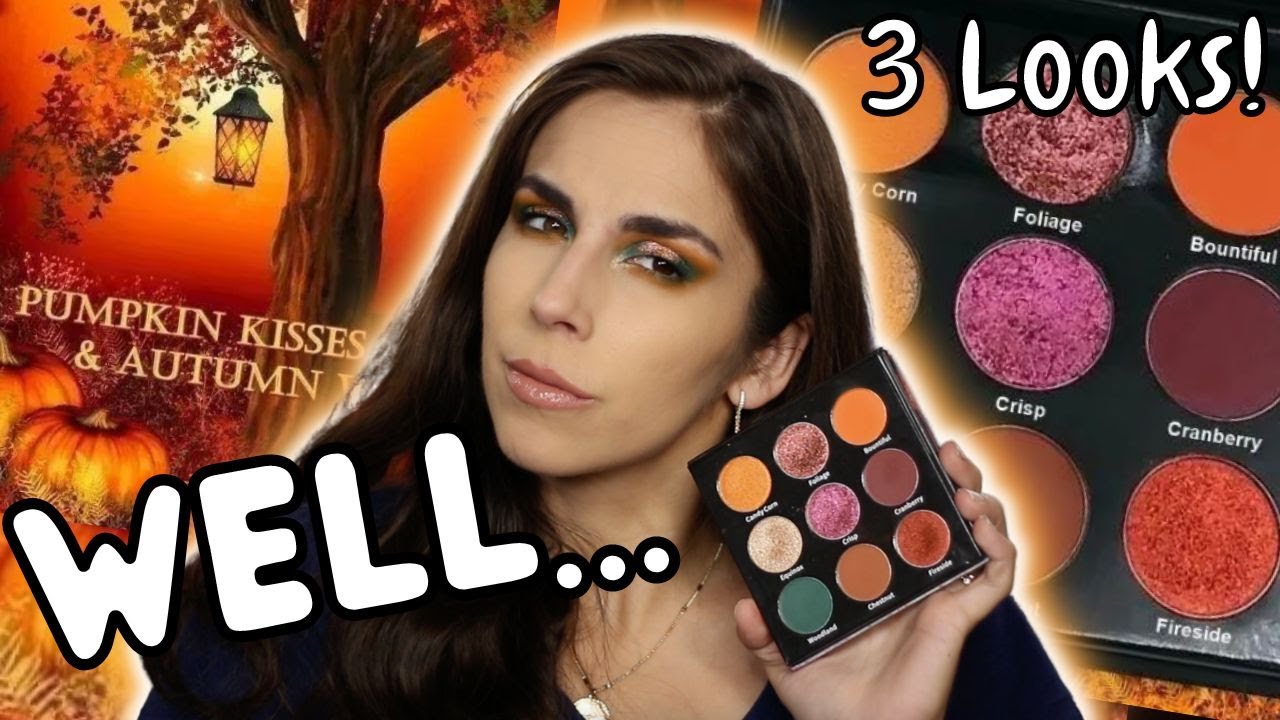 WHY IS NO ONE TALKS ABOUT MBA COSMETICS... | Pumpkin Kisses & Autumn Wishes Palette REVIEW & 3 LOOKS