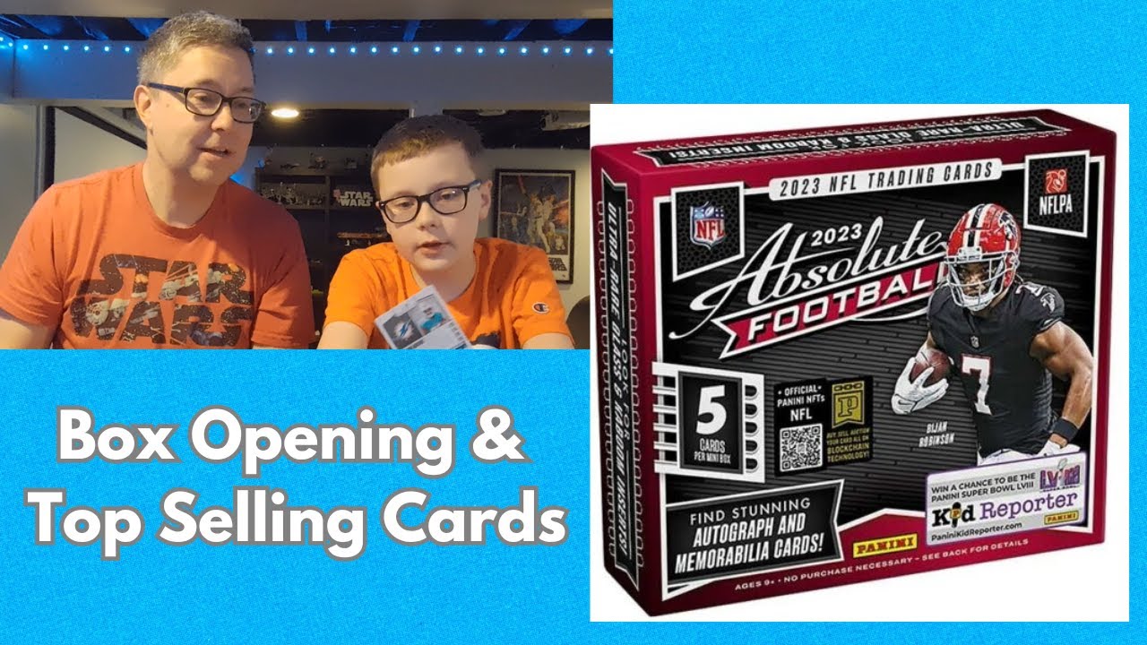 2023 Panini Absolute Football Box Opening and Top 5 sold Cards last 3 months