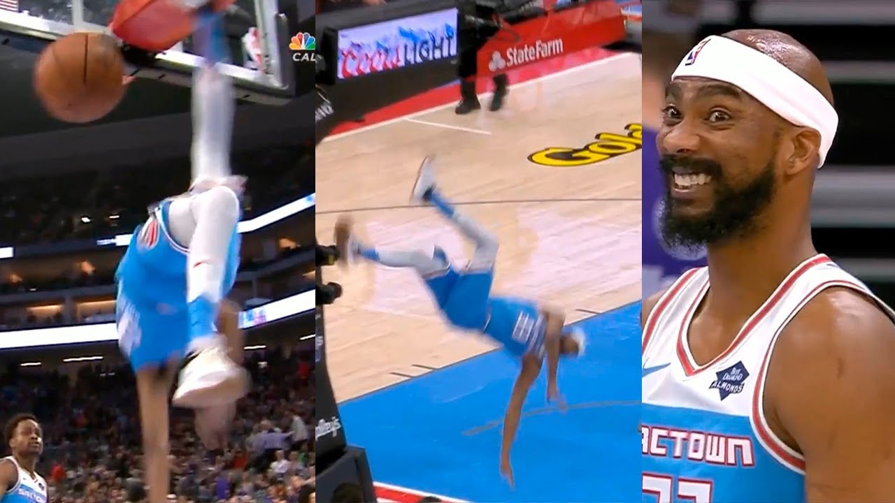 Corey Brewer scary fall to the floor | Kings vs Cavaliers