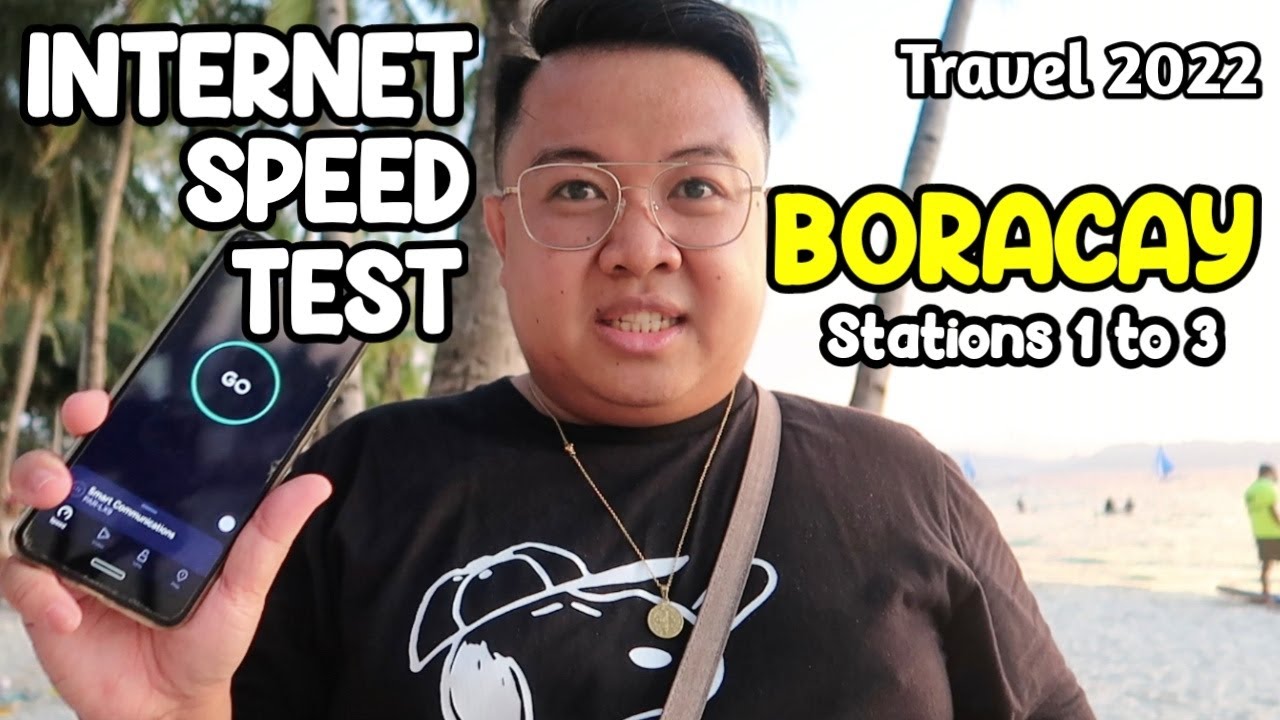 Internet Speed Test in BORACAY Stations 1 to 3! | JM BANQUICIO