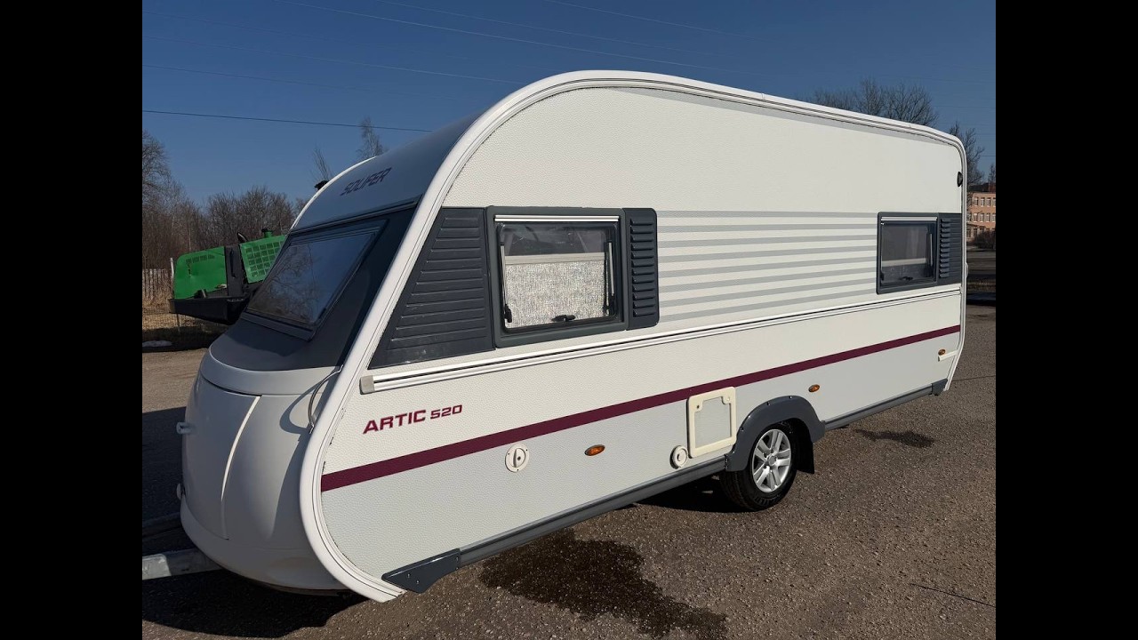 Зимний караван,дом на колёсах,кемпер,трейлер Solifer Artic 520 на 4 спальных места из Скандинавии