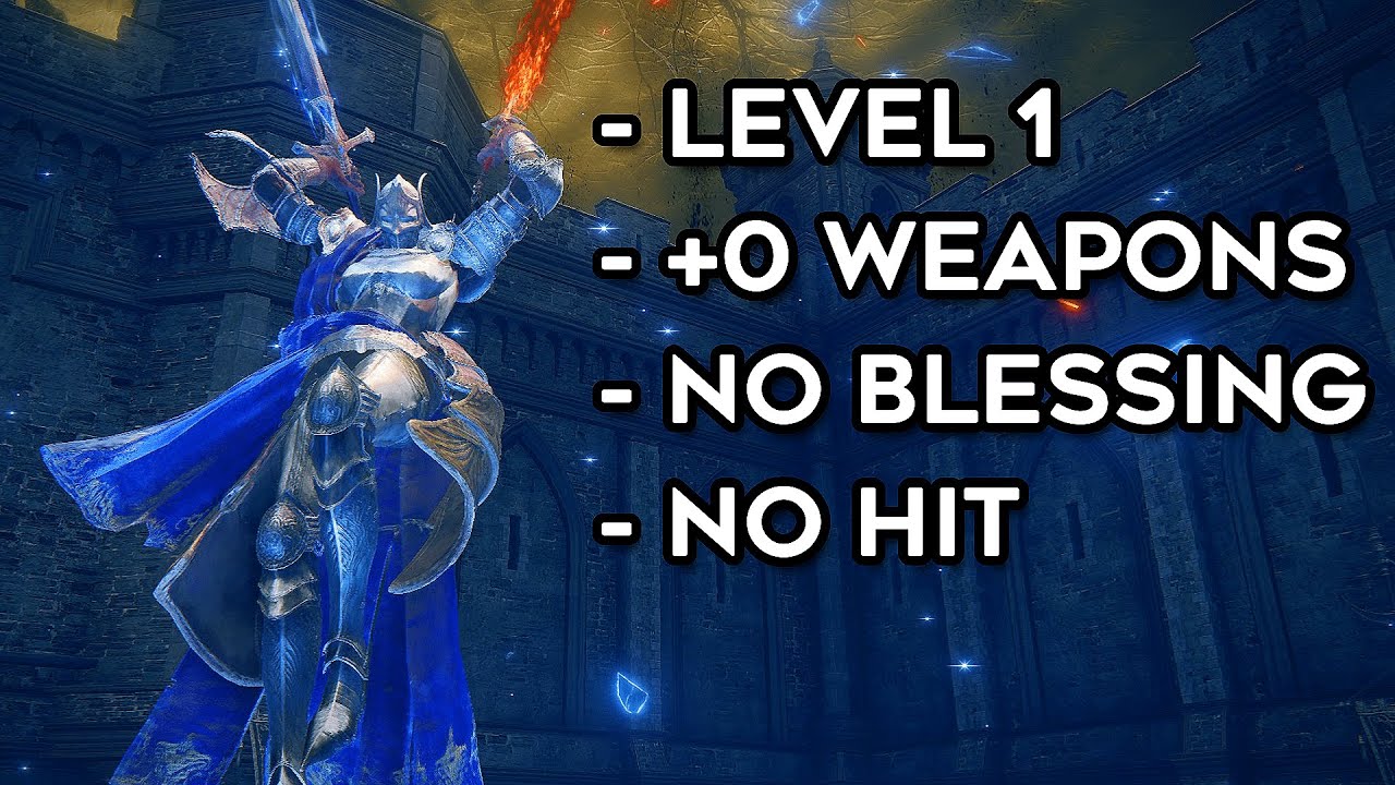 Elden Ring DLC - Rellana RL1+0, No Blessing, No Damage