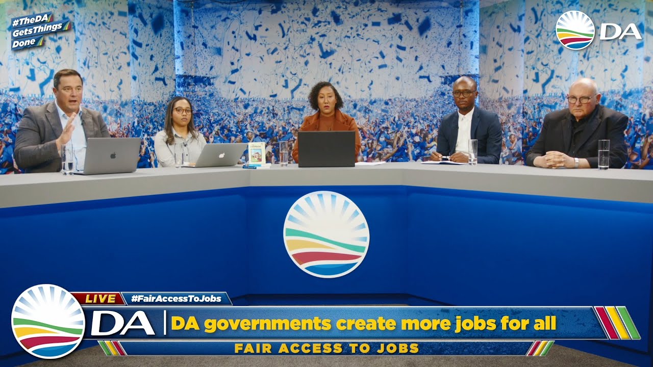 No to race quotas! The DA's plan to create more jobs