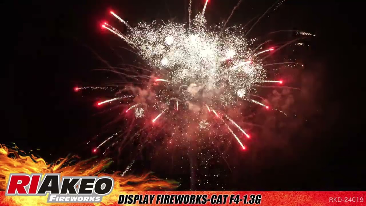 DISPLAY FIREWORKS   RKD 24019   618 rán multikaliber 20/25/30