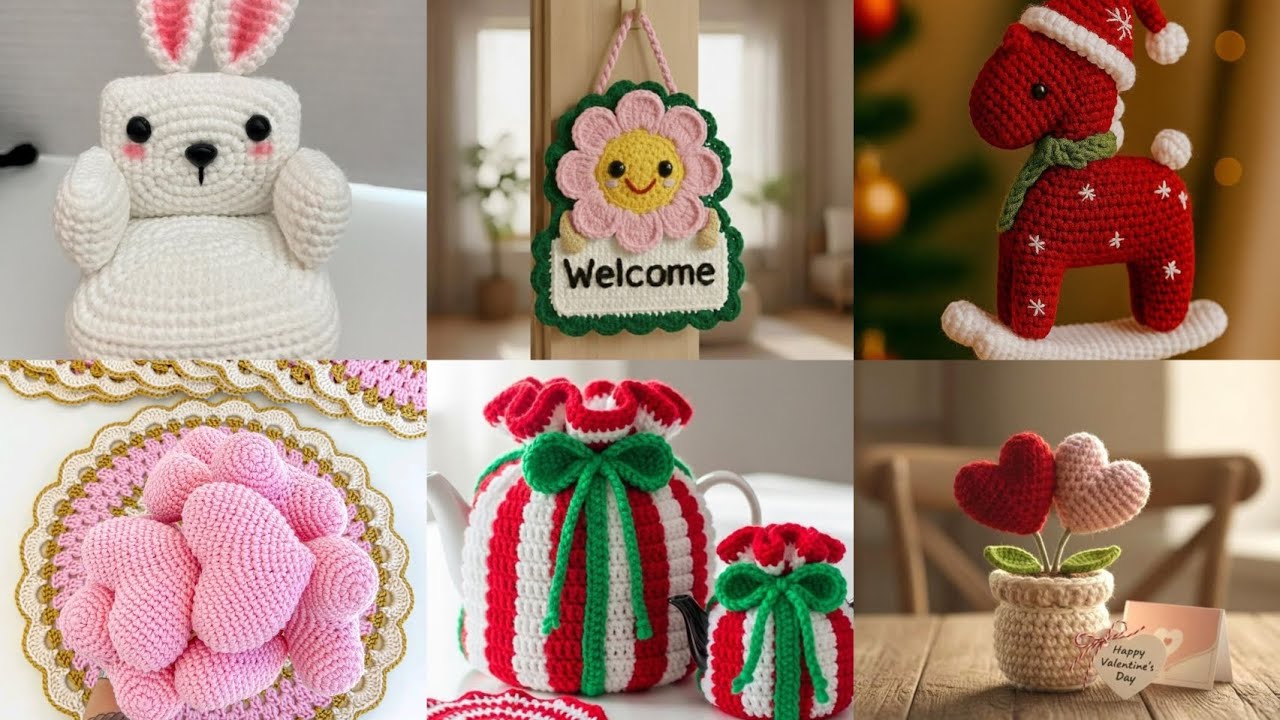 Most beautiful and attractive crochet handmade items and ideas Part 19💕2026