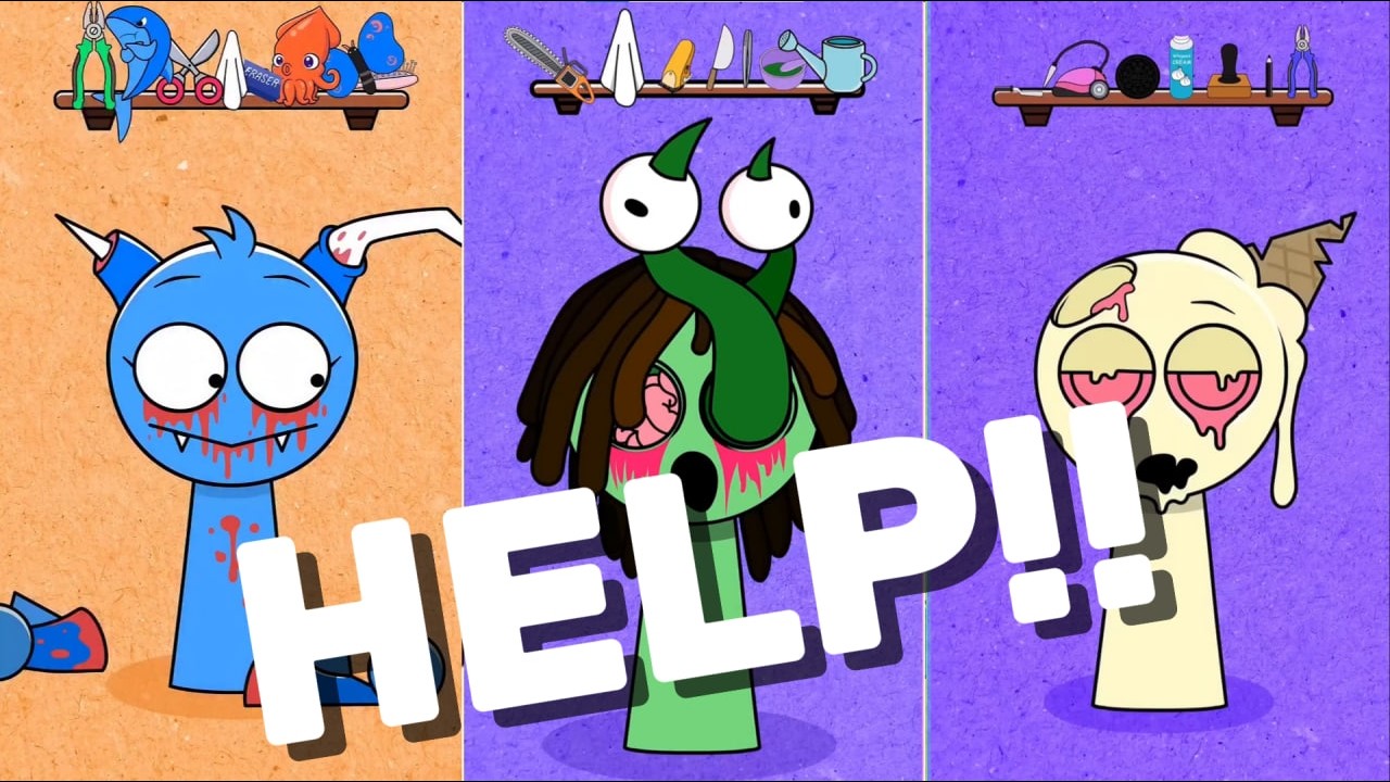INCREDIBLE SPRUNKI HELP! | Tiles Hop EDM Rush