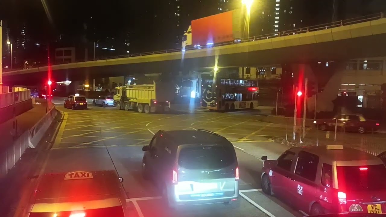 [Night explore to Shui Chuen O] KMB 83X bus ride from Kwun Tong Ferry Pier to Shui Chuen O B/T