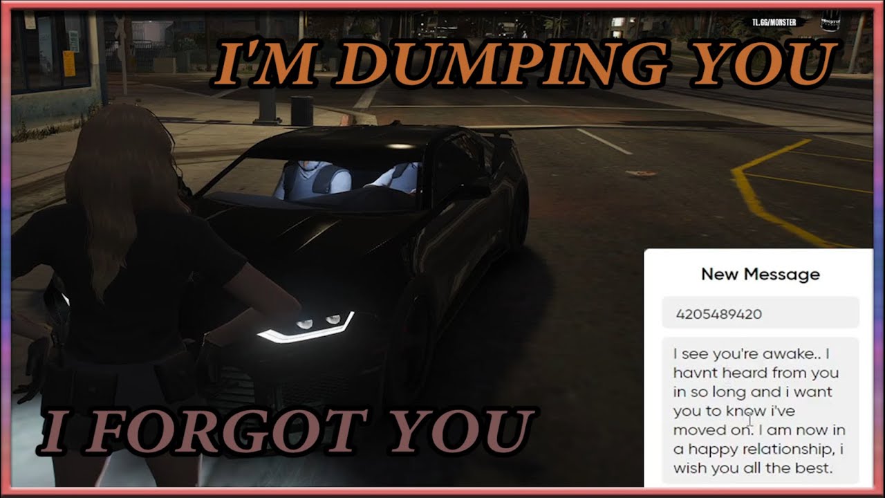 [ Both POV's ] The END of Freney, Freya BREAKING up with Barney via text - GTA V RP NoPixel 4.0