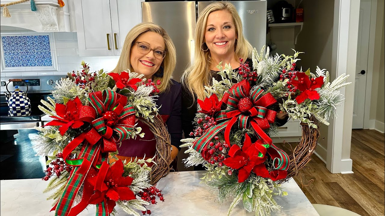 Make A Festive Christmas Wreath In Minutes With This Diy Tutorial!
